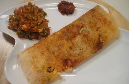 Cheese PavBhaji masala Dosa